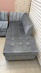 L-SHAPE SOFA SET WITH CENTRE TABLE