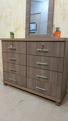 Console With Wall Mounted Mirror
