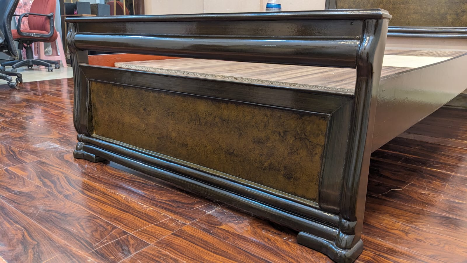 Single Bed With Side Table