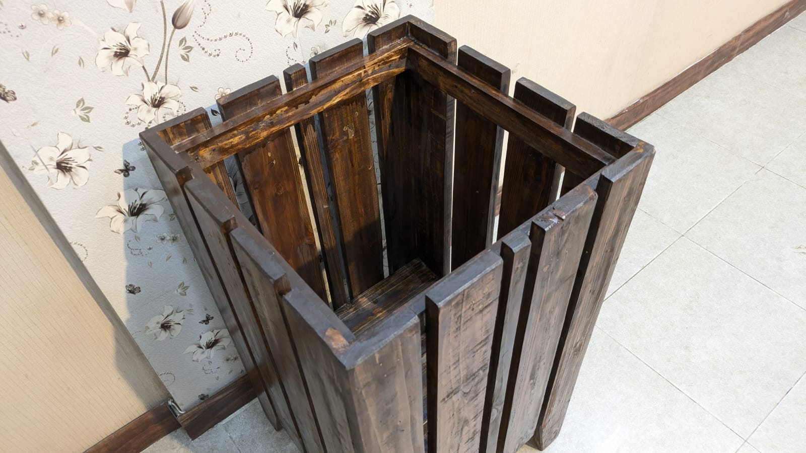 Brand New Wooden Laundry Basket