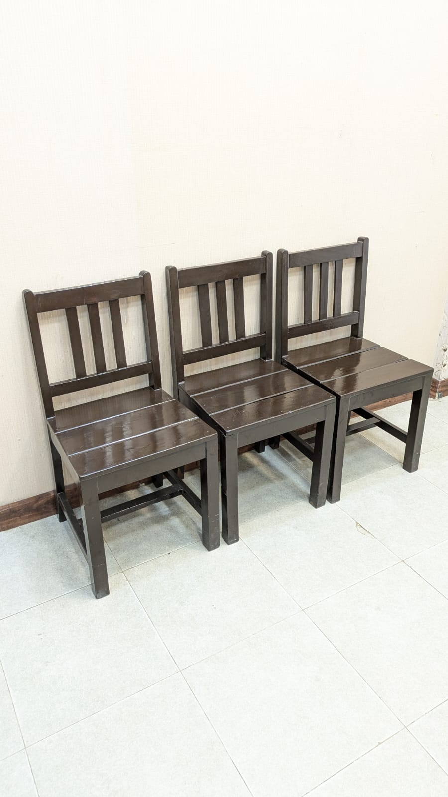 3 Wooden Chairs