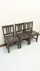 3 Wooden Chairs