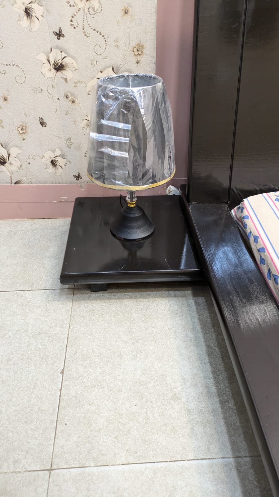 Floor Bed With Attached side table