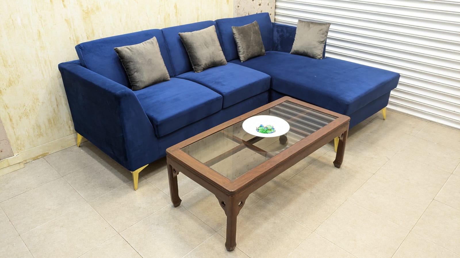 Modern Design 4.5 Seater L Shape Sofa Set