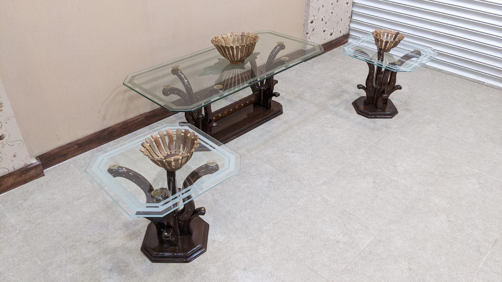 Center Table and Side Tables Set