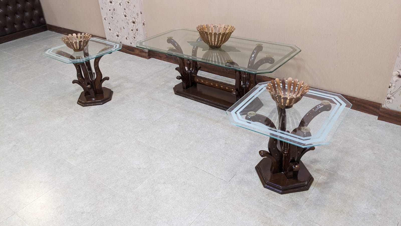 Center Table and Side Tables Set