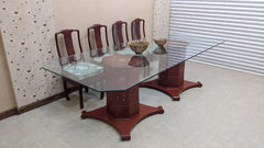 Antique Imported Chinese Rosewood 10 Seater Dining Table