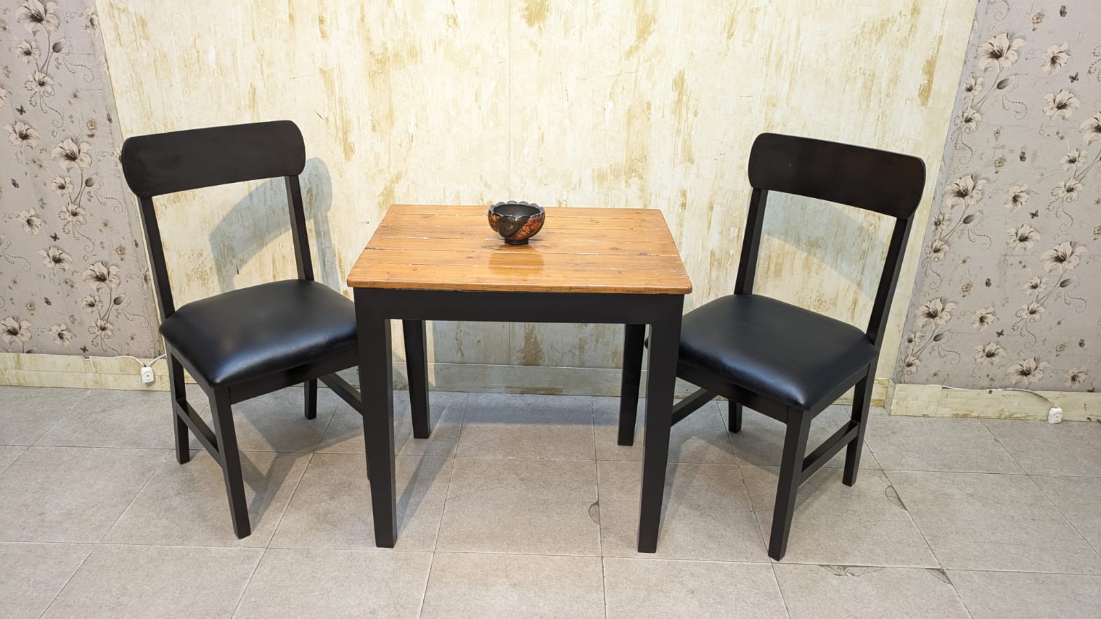 Pure Wooden 2 seater dining table