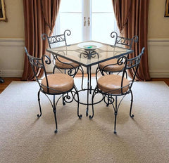 4 Seater Metal Dinning Table