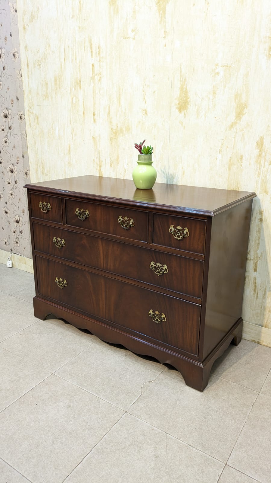 Imported Mahagony Bachelor Chest Of Drawers
