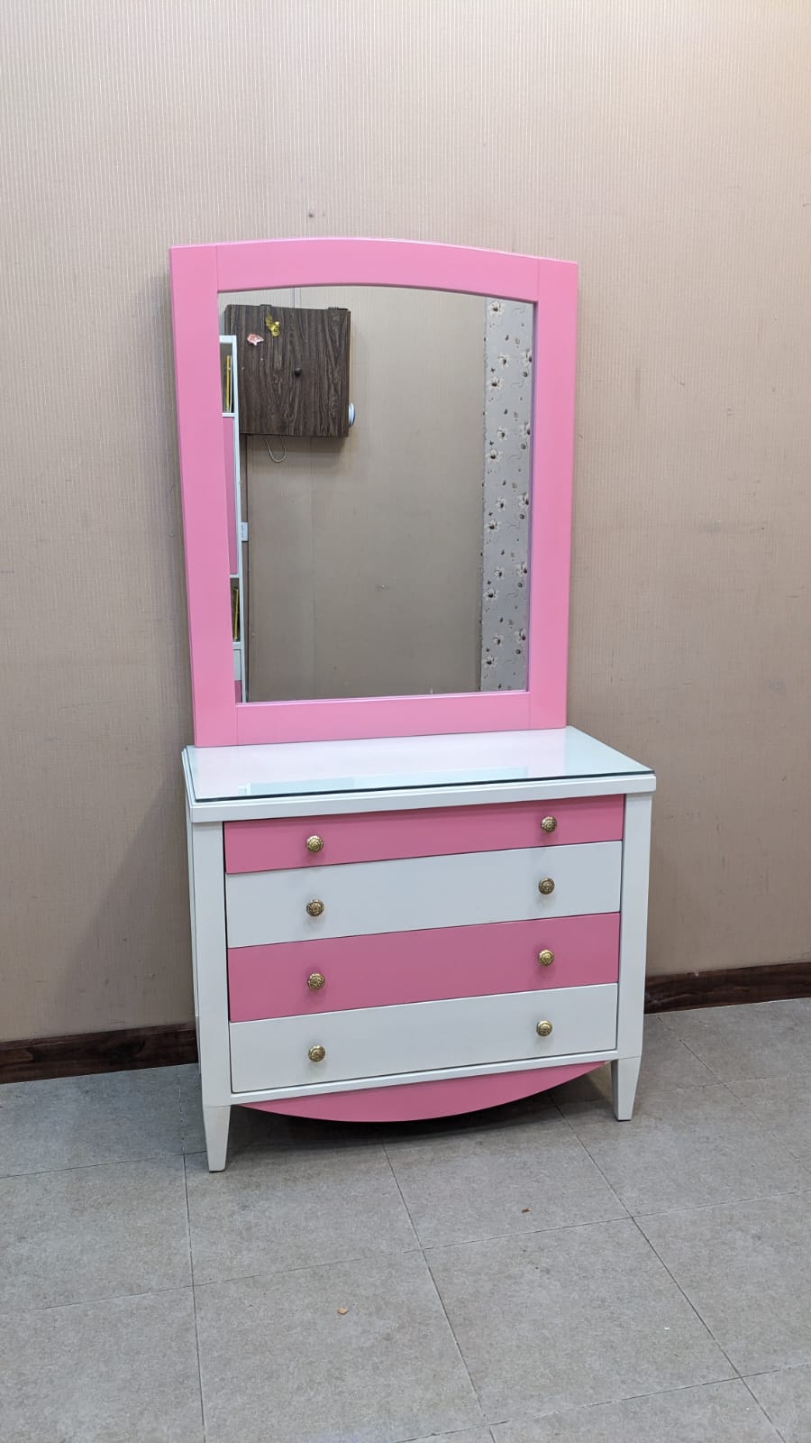 Princess Theme Queen Size Bed Set with Mattress