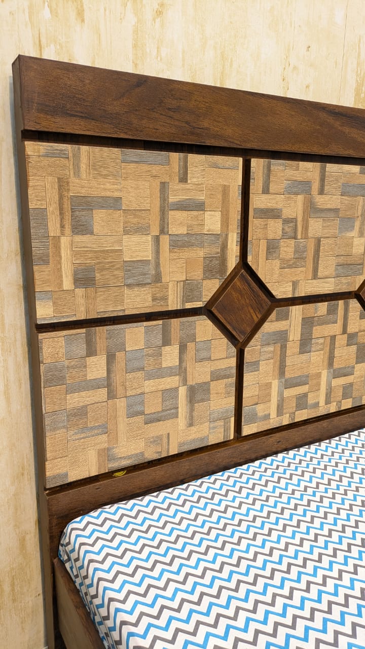 Twin Size Bed with Dura Foam Mattress