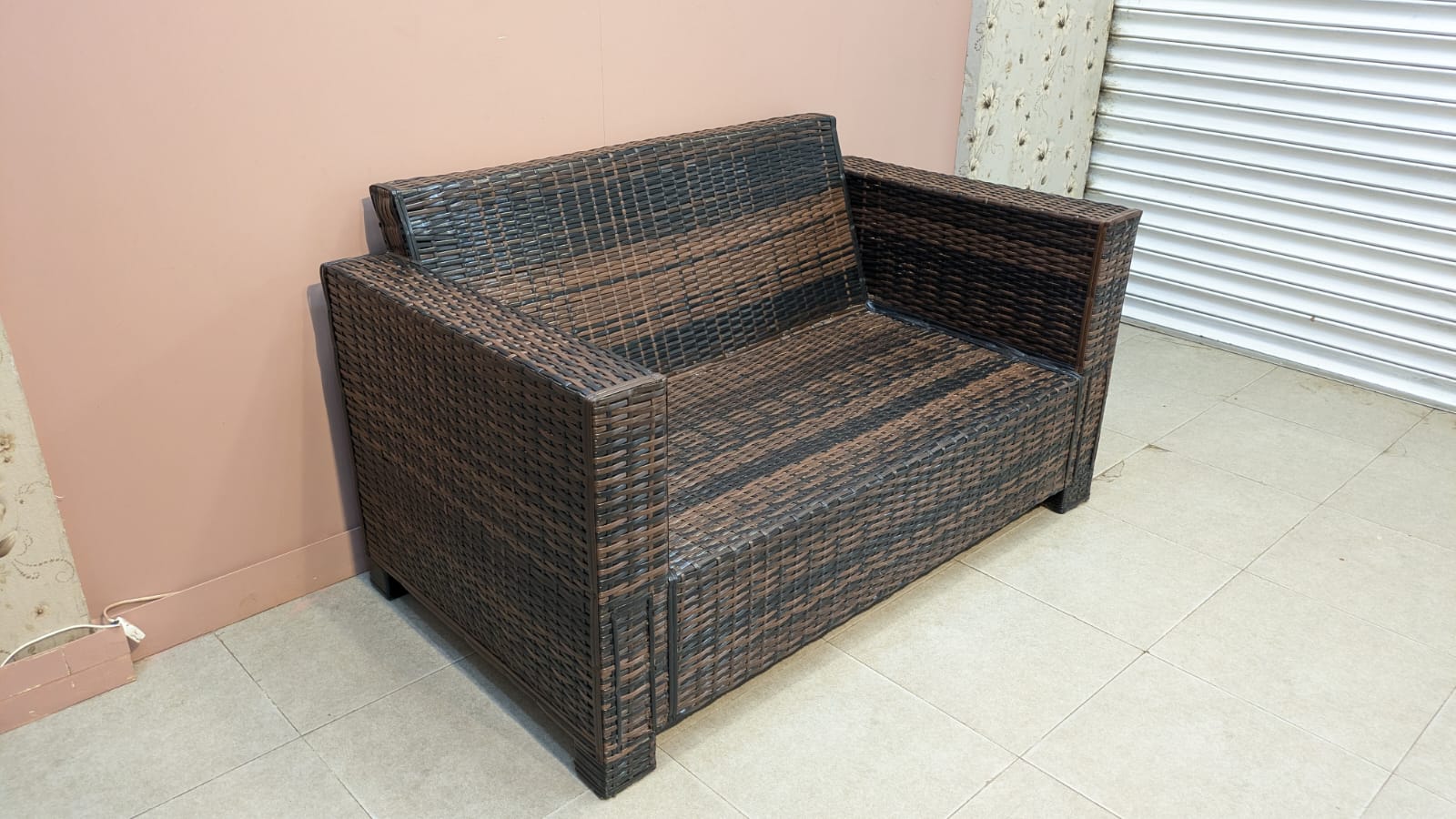 2 Seater Outdoor Rattan Sofa