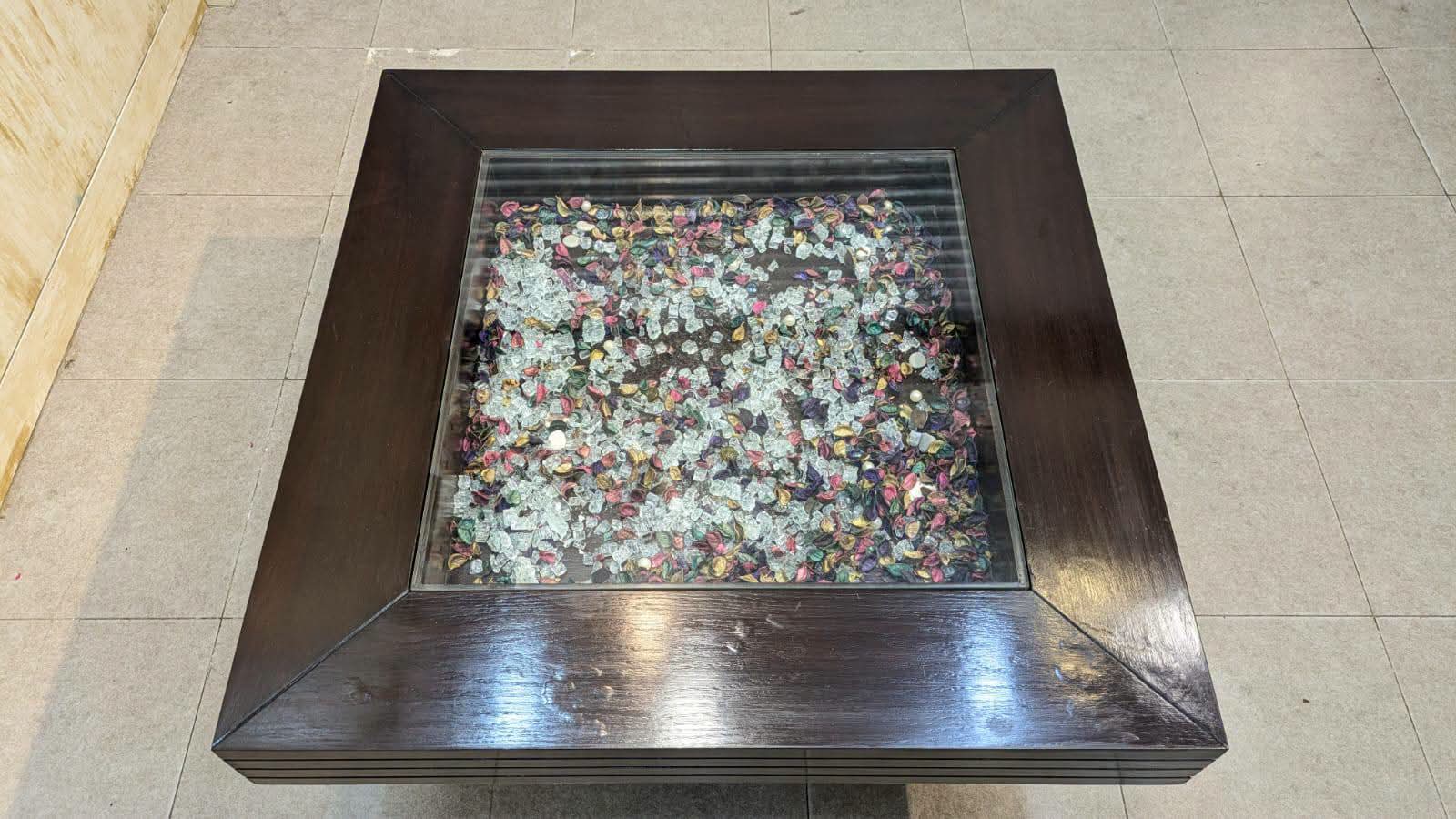 Center Table with 2 Side Tables Set