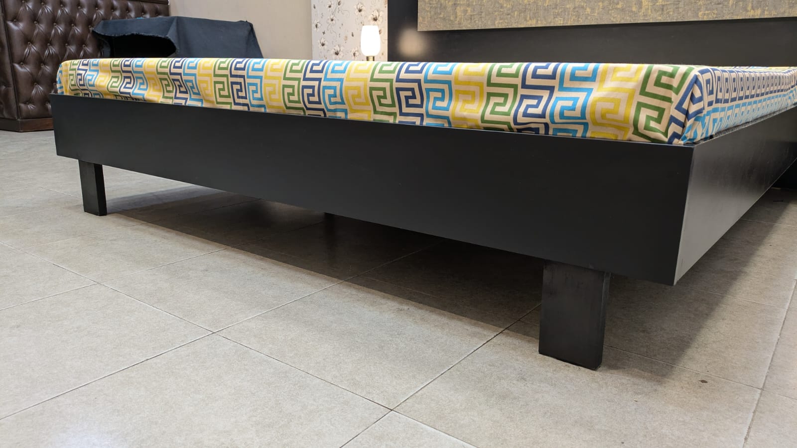 Habitt Novak King Size Bed With 2 Attached Side Tables