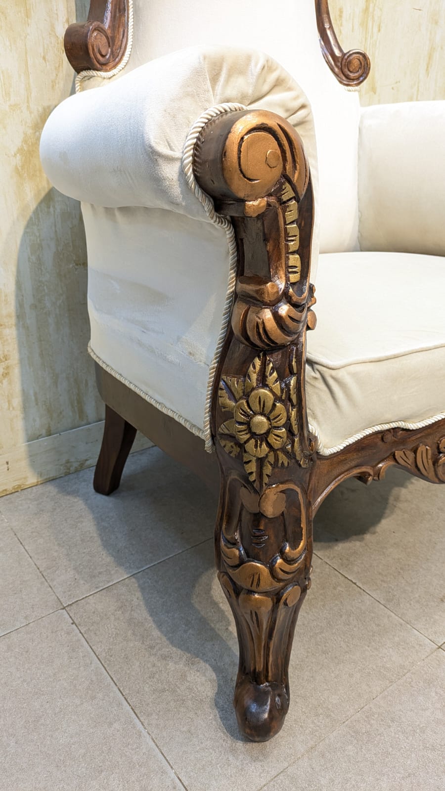 High back chair