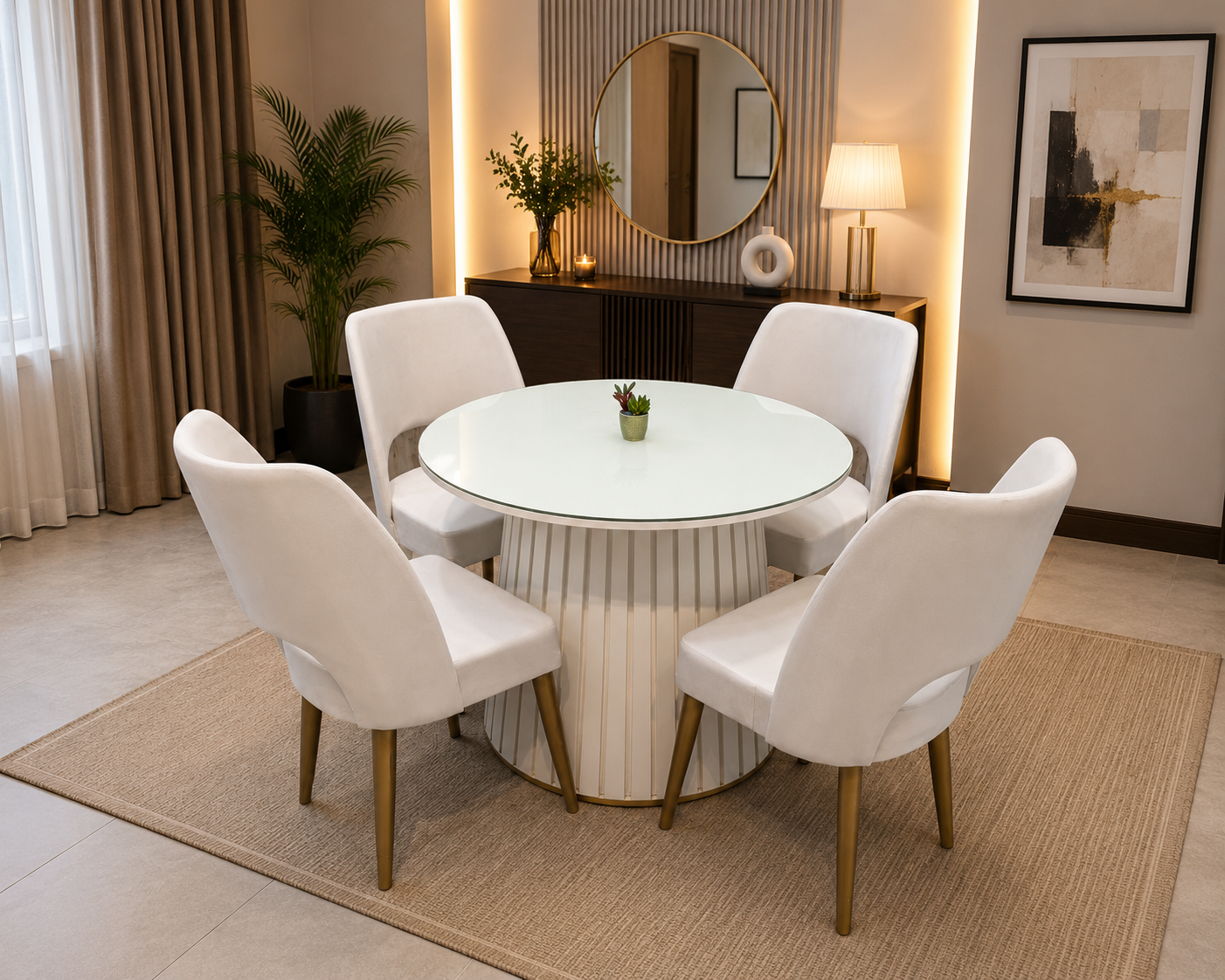 4 Seater Dining Table