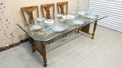 Solid Sheesham Wood 8 Seater Dining Table