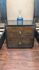 Pair of Single Bed with Shared Side Table