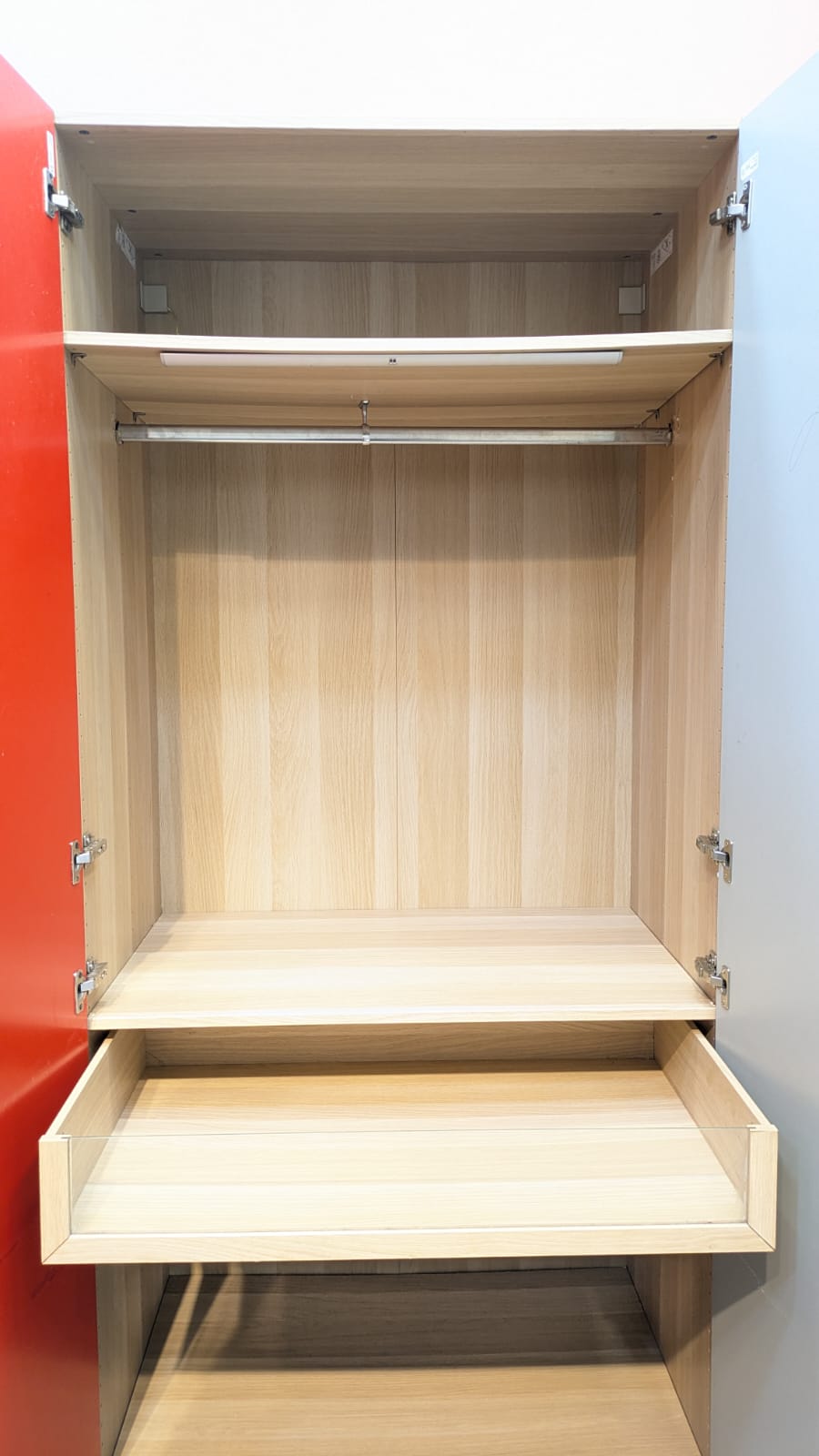 IMPORTED IKEA 2-DOOR WARDROBE WITH FULL-LENGTH MIRROR!