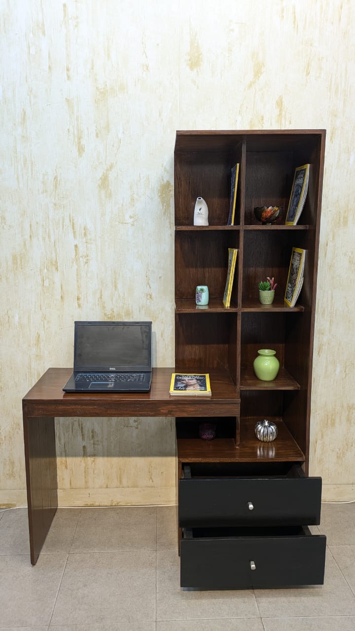 Study Table with Book Shelf