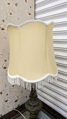 Imported Vintage Pure Silver Table Lamp