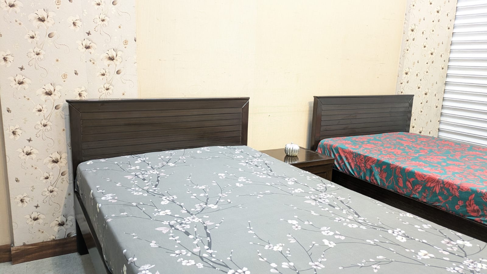 Pair of Single Beds with Dura Comfort Foam Mattresses