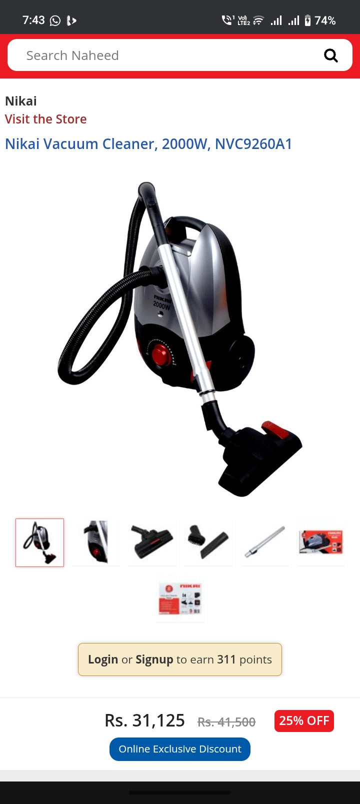 Nikai Vacuum Cleaner