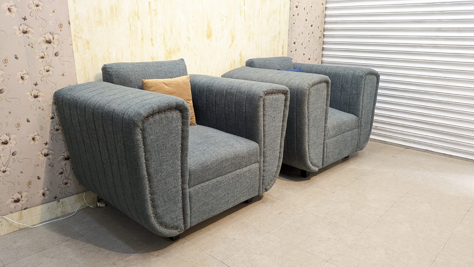 Pair Of Single Seater Sofa's