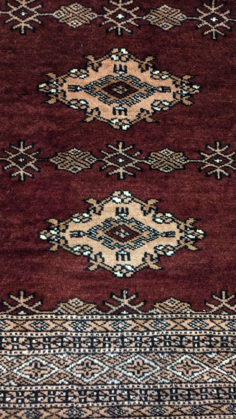 Vintage PAK Jaldar Hand Knotted Carpet