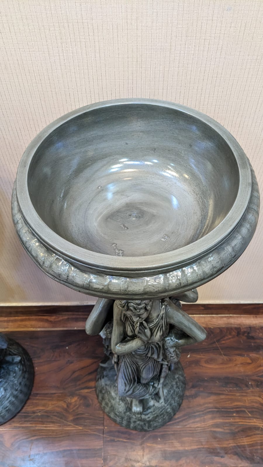 New Pair Of Roman Style Pedestals / Planters