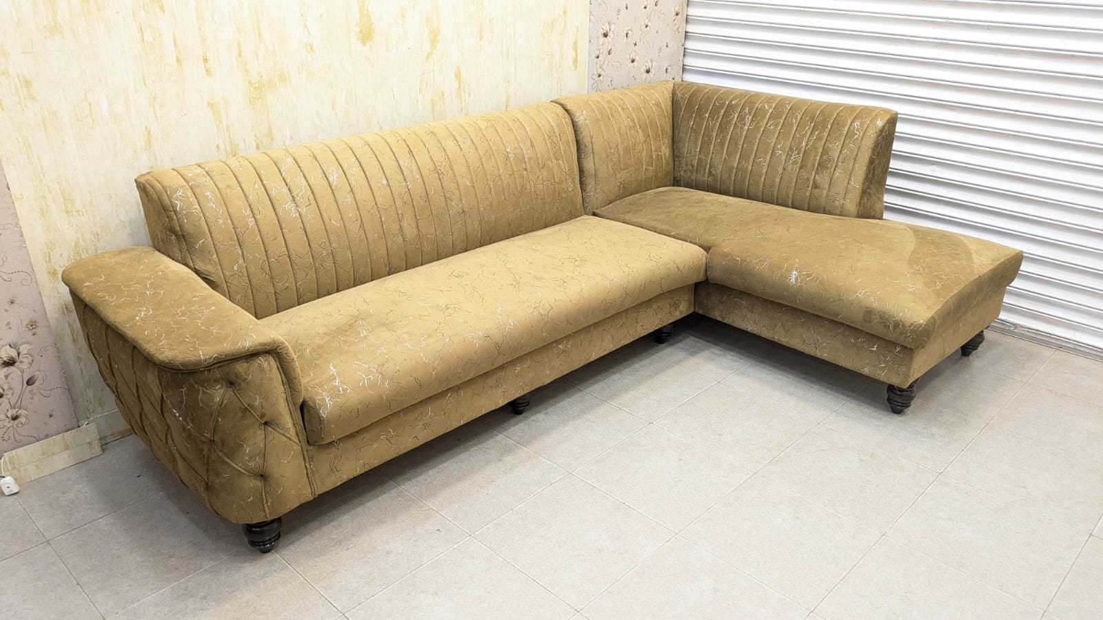 6 Seater L Shape Sofa Set
