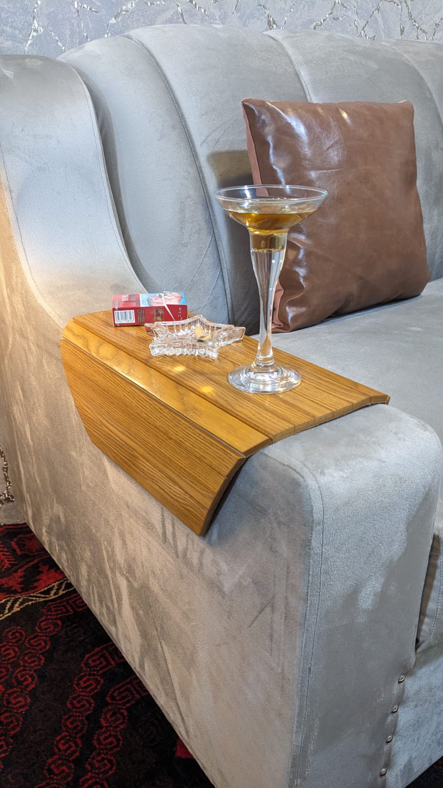 Brand New Wooden Sofa Armrest Table