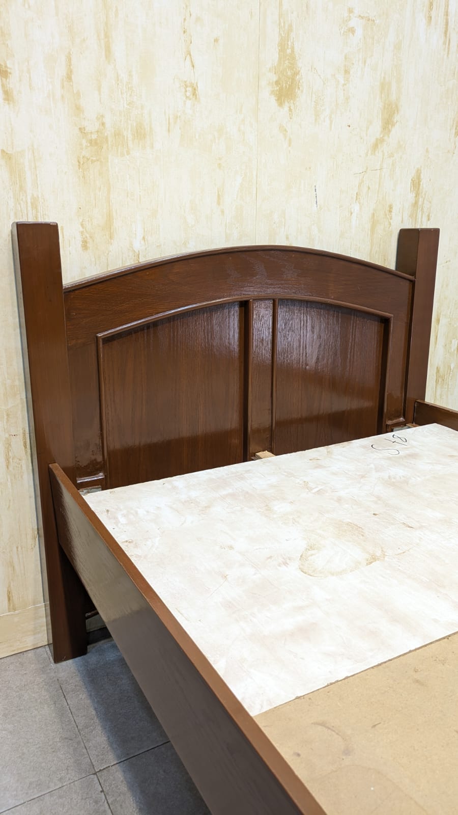Oak Wood Single Bed