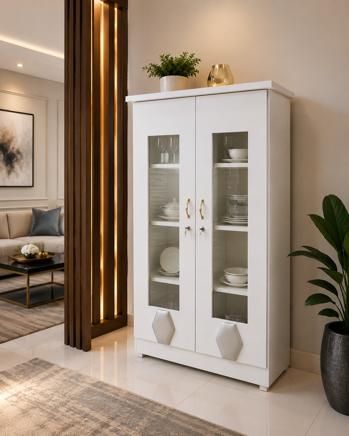2 Door Crockery Divider