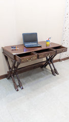 Antique 100% Solid Sheesham Wood Writing Desk