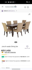 🔥Imported🔥Home Center Dubai 6 Seater Dining Table