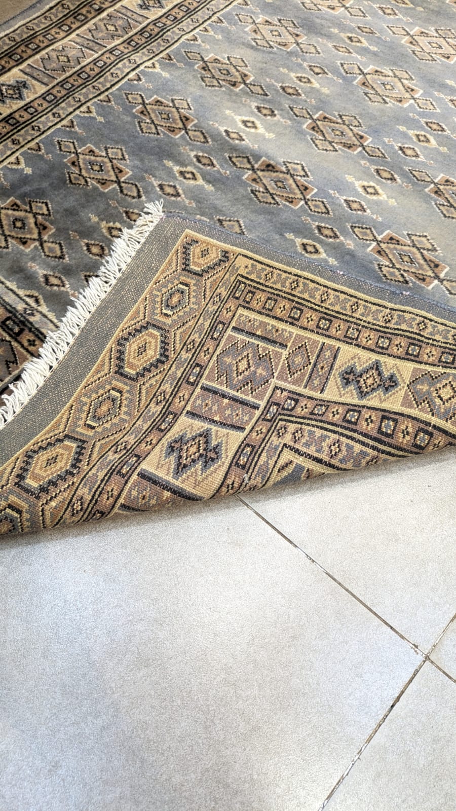 Vintage PAK Jaldar Hand Knotted Carpet