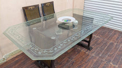 Pure Sheesham Wood 6 Seater Dining Table