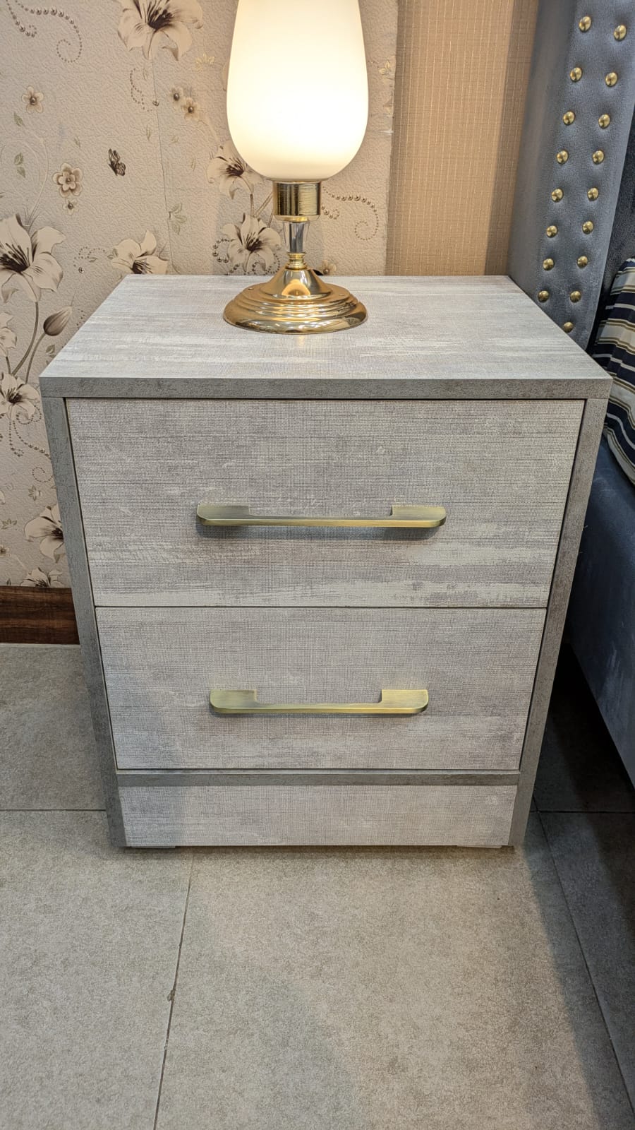 Brand New King Size Bed with 2 Side Tables