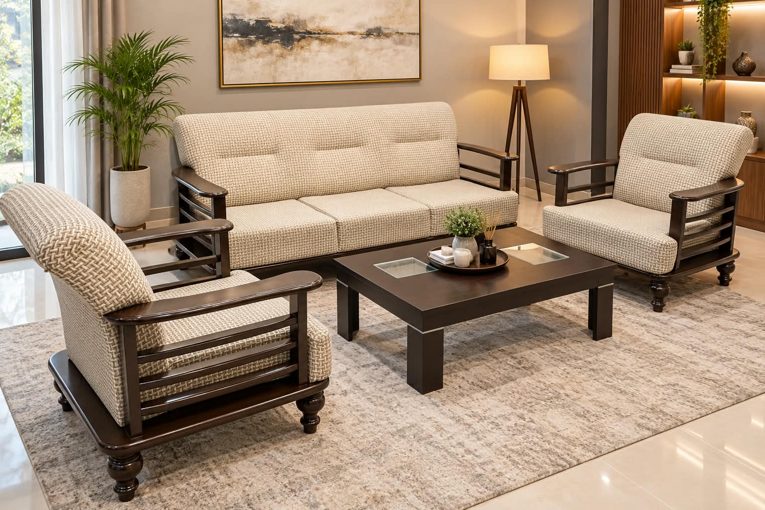 5 Seater Sofa Set