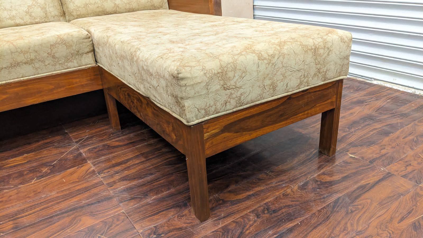 4 Seater L Shape Sofa Set