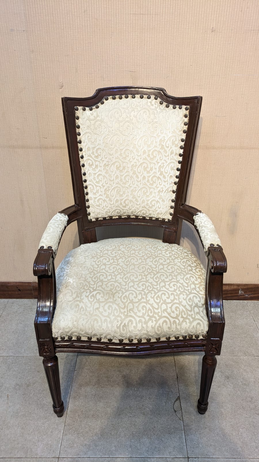 Solid Sheesham Wood Pair Of Bedroom Chairs