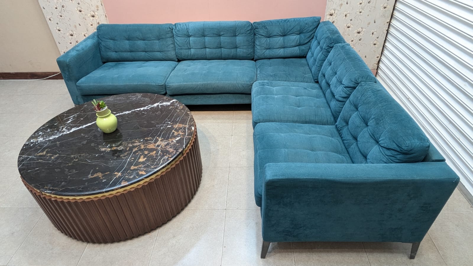 L Shape Ikea 6 seater imported sofa