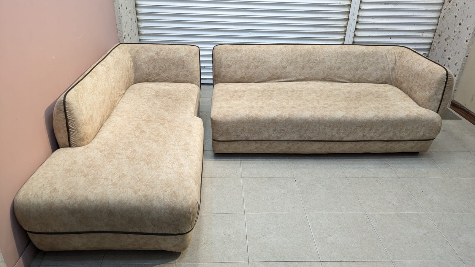 L Shape 6 Seater Sofa Set