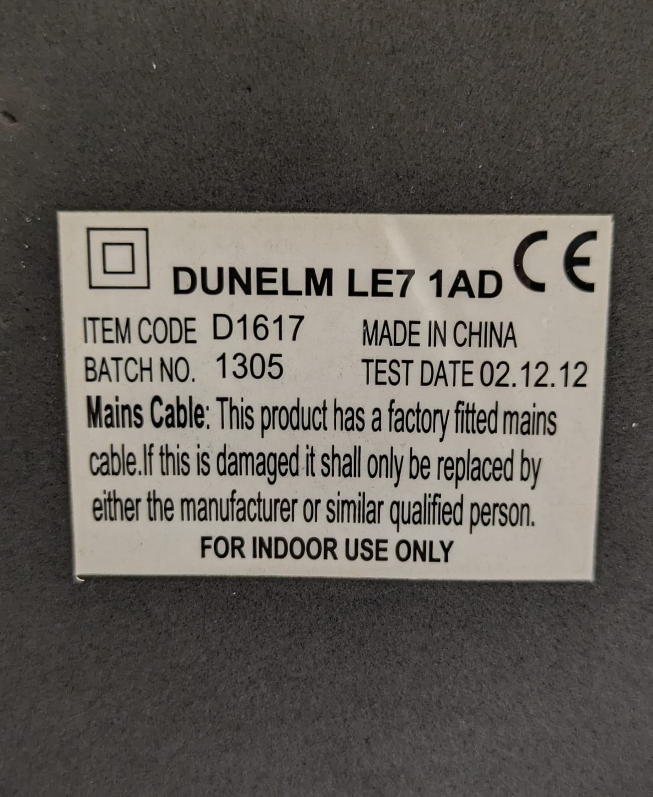 Imported Table Lamp