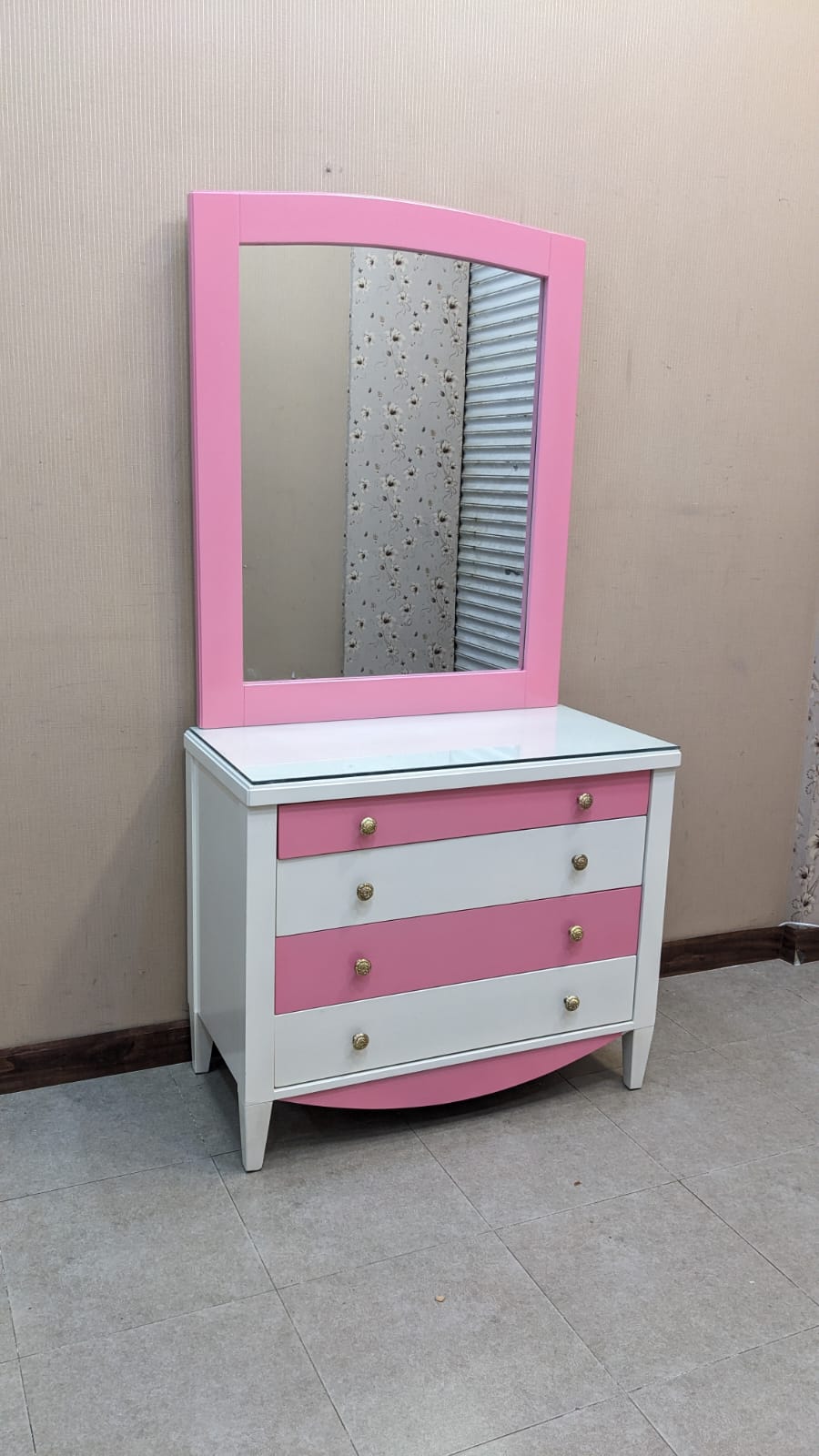 Princess Theme Queen Size Bed Set with Mattress