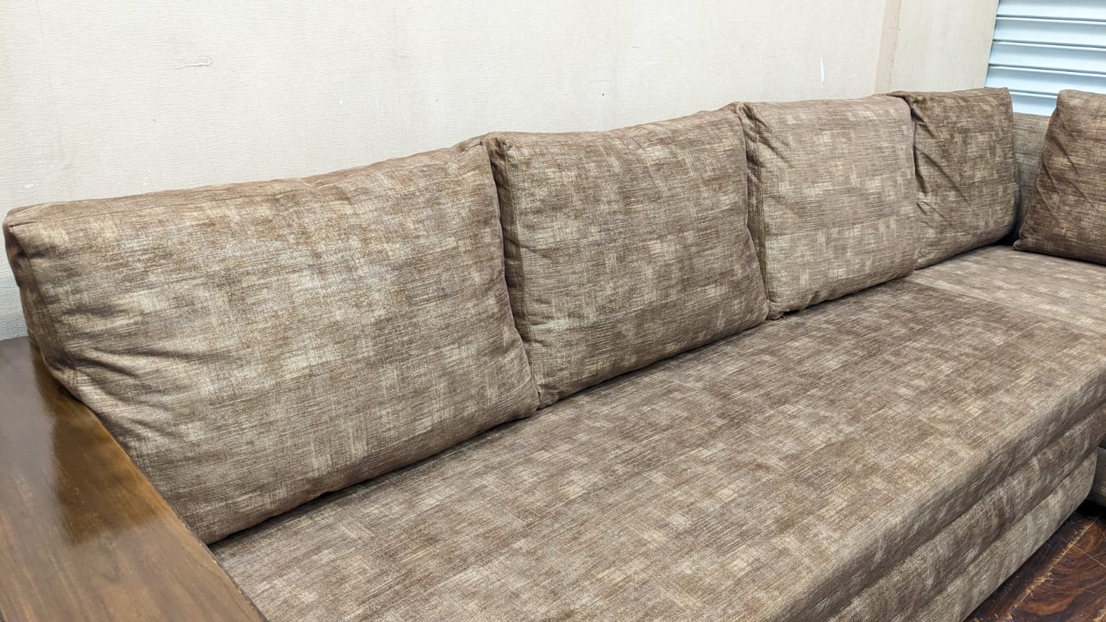 6 Seater L Shape Sofa Set