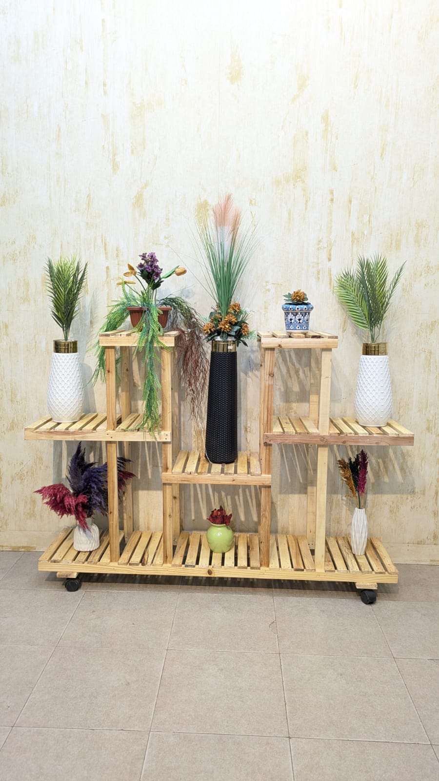 Pure Wooden Display Rack