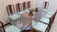 Antique Imported Chinese Rosewood 10 Seater Dining Table